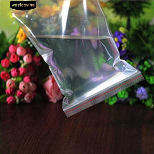 Set 100 túi bấm miệng đựng bánh kẹo, trang sức tiện dụng