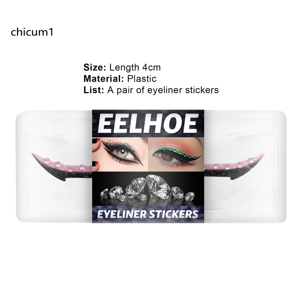 Miếng dán trang trí kẻ mắt đính đá giả độc đáo
 | BigBuy360 - bigbuy360.vn