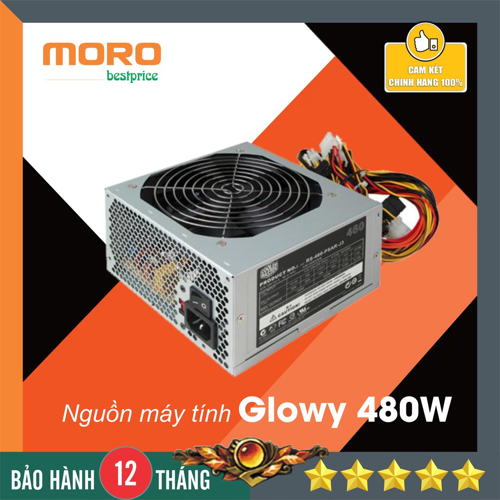 Nguồn máy tính Moro 550W - Nguồn Glowy 480W