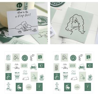 Set 60 Miếng Dán Trang Trí Sổ Lưu Niệm