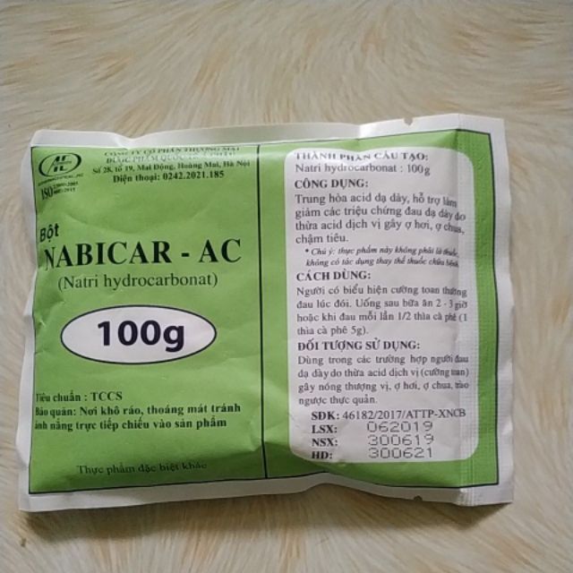 Muối Nabica tạo kiềm
