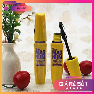 Mascara làm dày mi maybeline vàng(tặng 1 cây sơn kem)