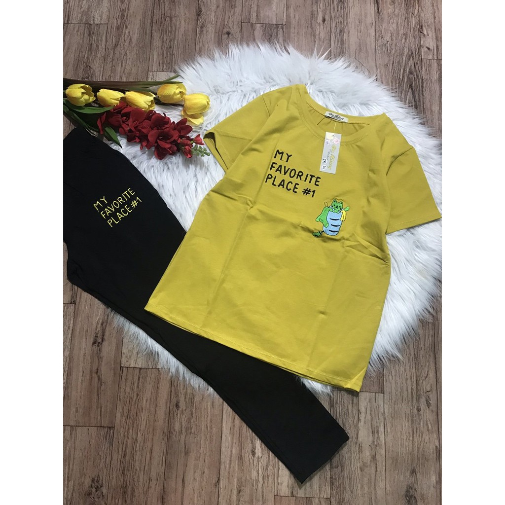 ĐỒ BỘ MẶC NHÀ THUN COTTON SỊN MÁT ĐẸP