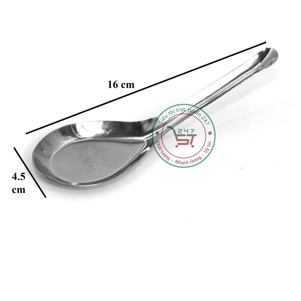 [Giá Sỉ] Muỗng Thìa Phở Inox, Thìa Canh, Thìa Cơm