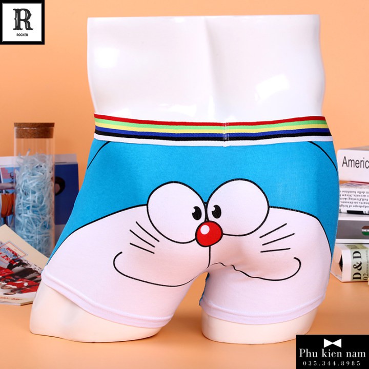Hộp 4 Quần Lót Nam Boxer Quần Sịp Boxer HOẠT HÌNH S035
