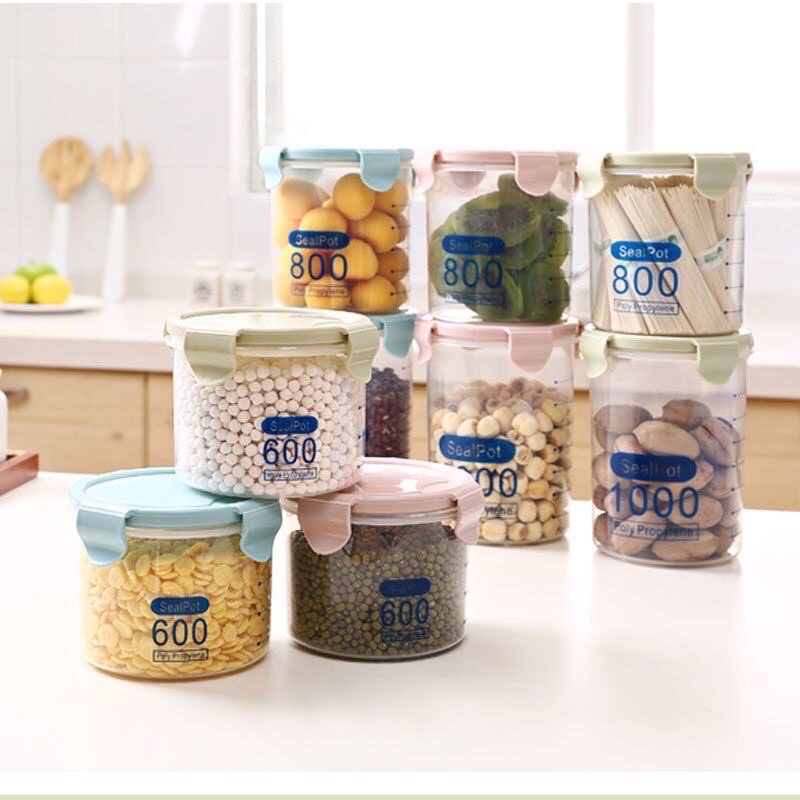 Set 9 hộp nhựa đựng thực phẩm có nắp tiện lợi