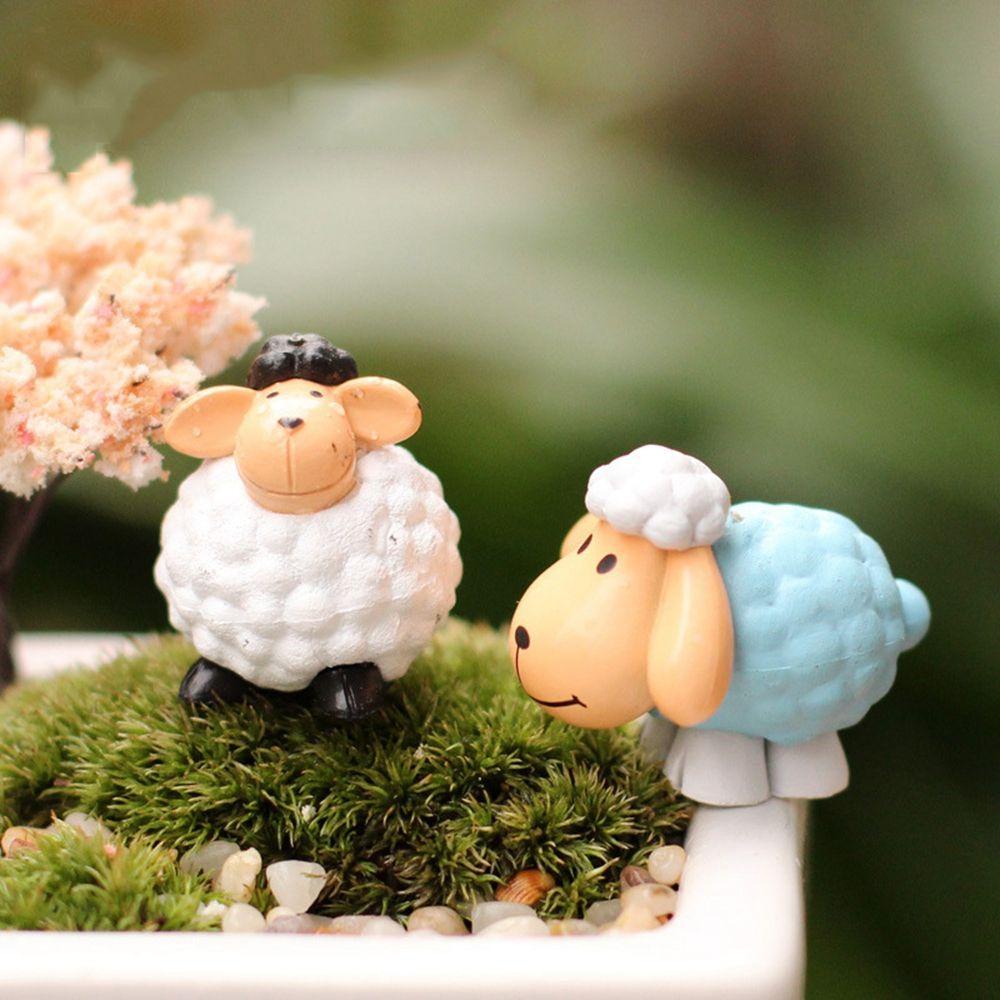 Mô Hình Chú Cừu Tai To Dùng Trang Trí Nhà Búp Bê DIY