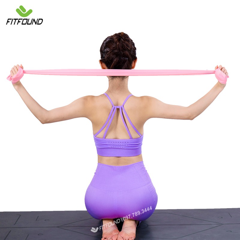 Dây cao su đàn hồi kháng lực bản thun tập gym yoga pilates thể lực 1.5 Thera band