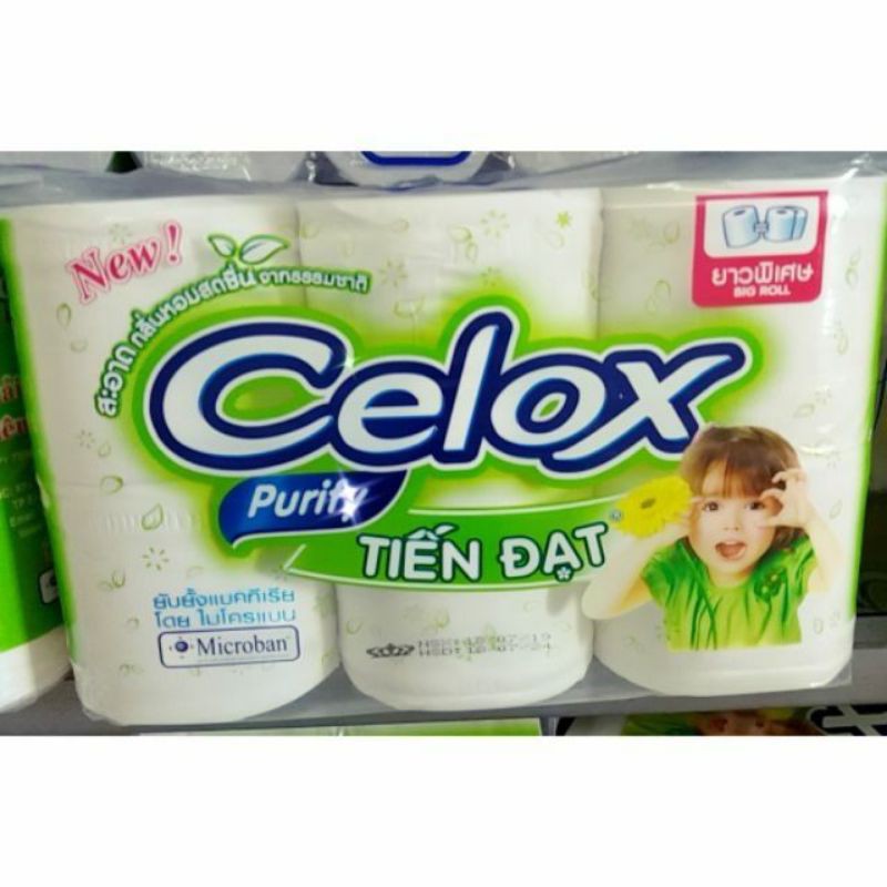 giấy vệ sinh celox 6 cuộn