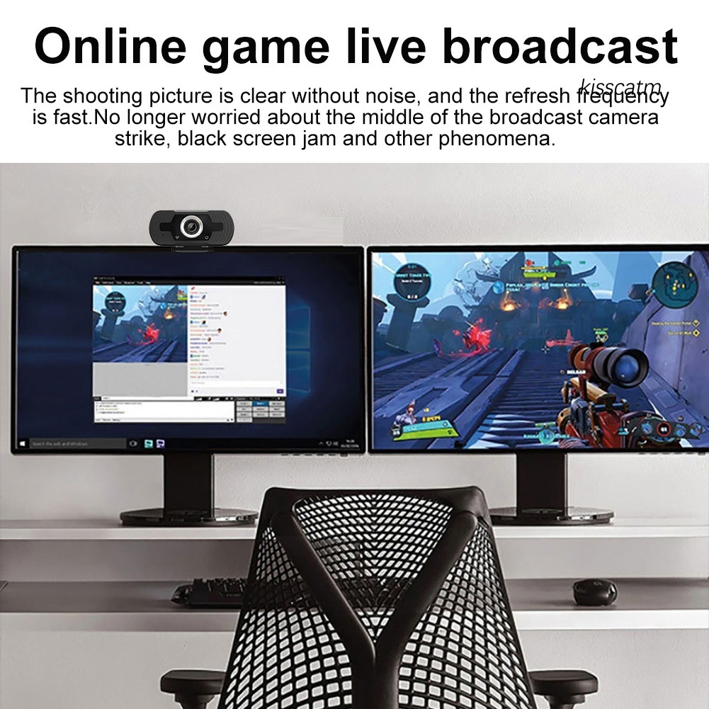 Webcam Kiss-Ws Usb 2.0 Hd 1080p Kèm Mic Cho Pc Laptop | BigBuy360 - bigbuy360.vn