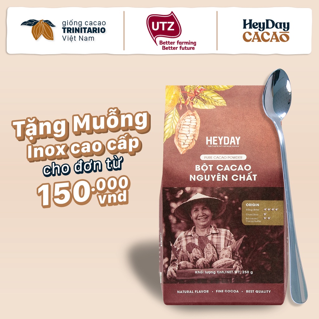 [Hàng Tặng Không Bán] Muỗng Café Inox - Heyday Cacao