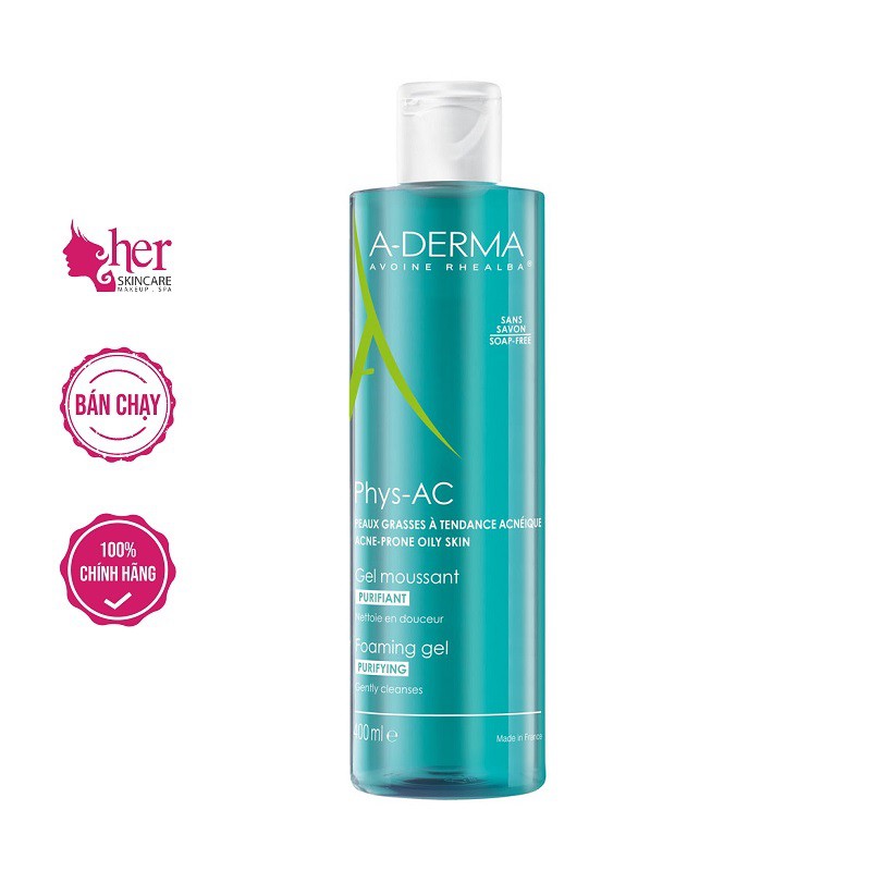 Sữa rửa mặt cho da dầu mụn Aderma | BigBuy360 - bigbuy360.vn
