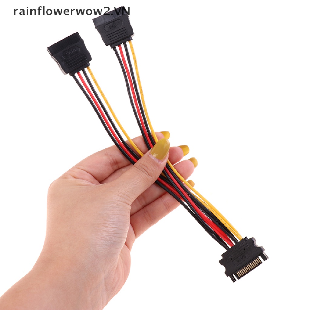 Dây Cáp Nối Dài Nguồn Điện SATA 15 Pin 18AWG Chuyên Dụng