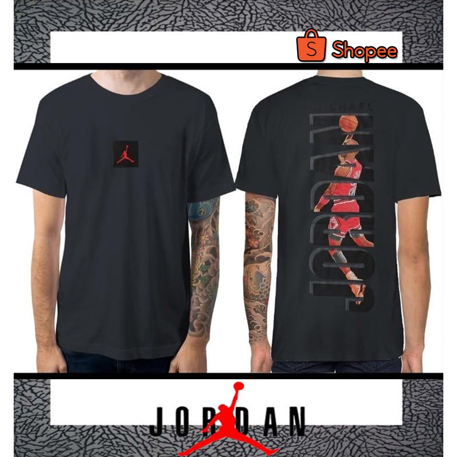 AIR JORDAN Áo Thun Nước Jordan, Áo Thun MATT BASKET. Tấm Vải Cotton Tre Chất Lượng Cao Nhập Khẩu MADE IN MEXICO