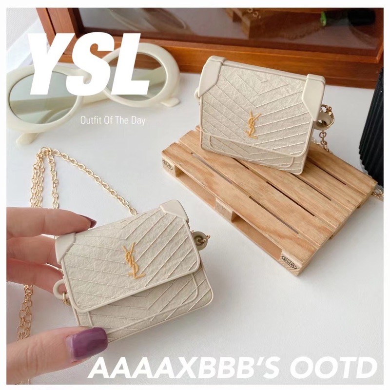 Case Airpod 1/2/pro Hình Túi Xách Y S L