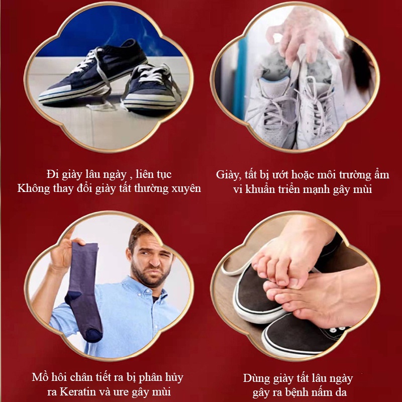 Xịt khử mùi giày, hôi chân giúp thơm giày nhiều mùi hương dễ sử dụng thơm lâu