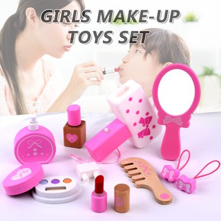 Bộ Đồ Chơi Trang Điểm Bằng Gỗ Cho Bé Gái