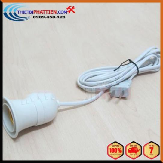 Đuôi Đèn Lõi Đồng Có Công Tắc + Liền Dây Dài 1.5m Hàng Xịn (Chính Hãng)