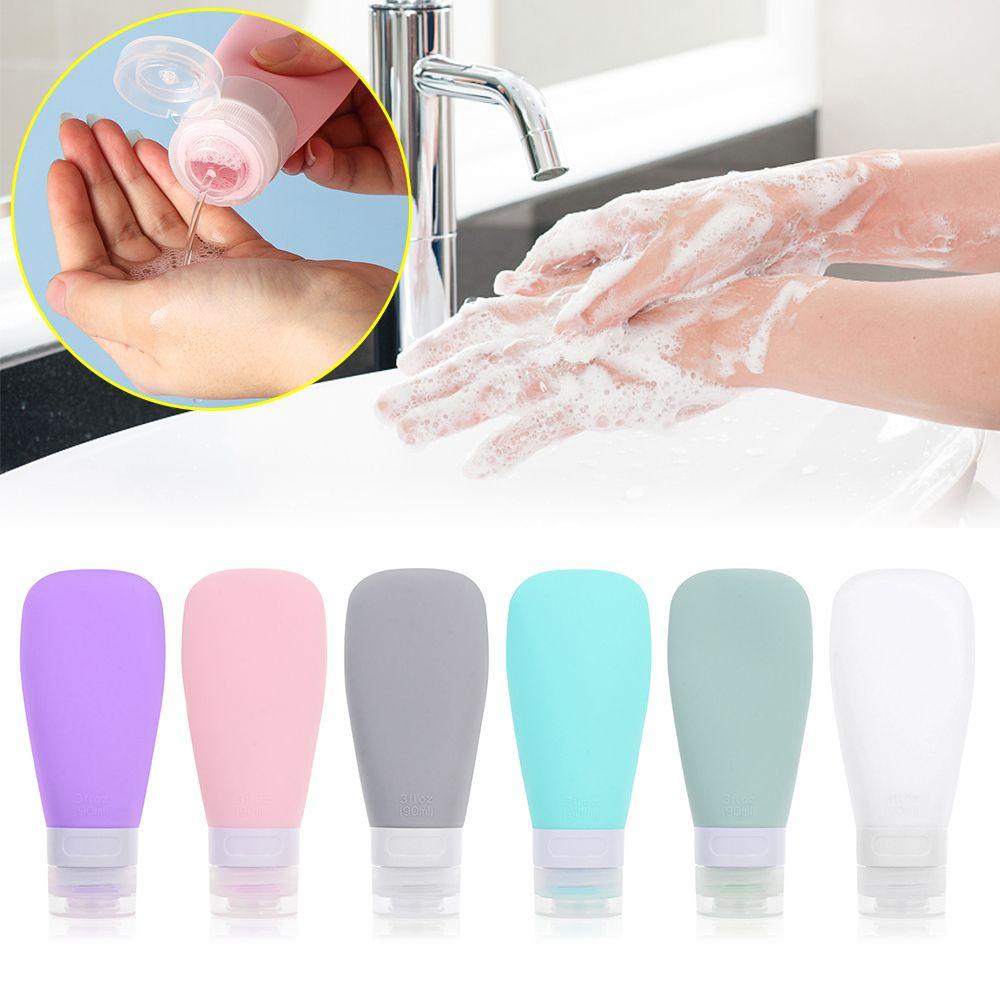 Chai Silicone Đựng Dầu Gội Tiện Lợi