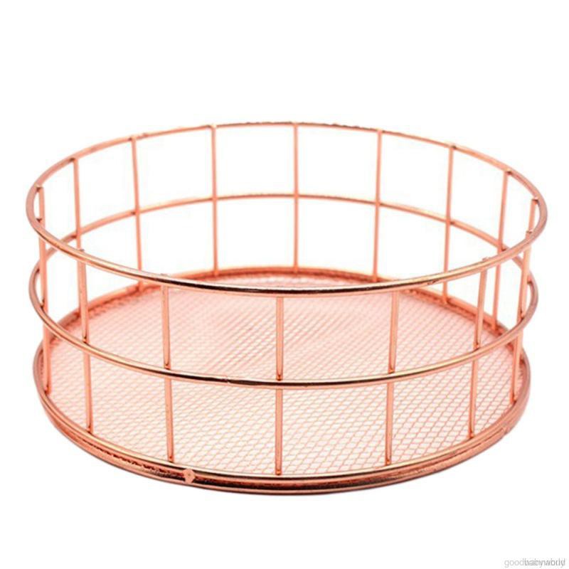 Rổ rosegold decor đạo cụ chụp ảnh - DC004