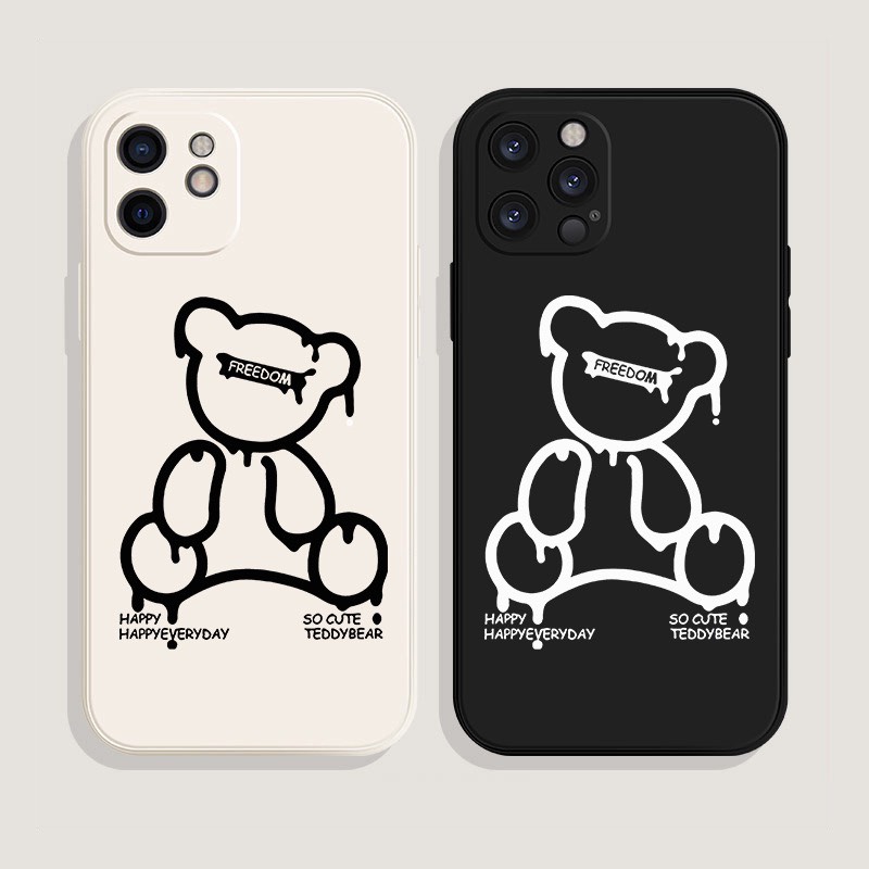 Ốp lưng iphone lưng in hình gấu cute  5s/6/6plus/6s/6splus/7/7plus/8/8plus/x/xr/xs/11/12/pro/promax