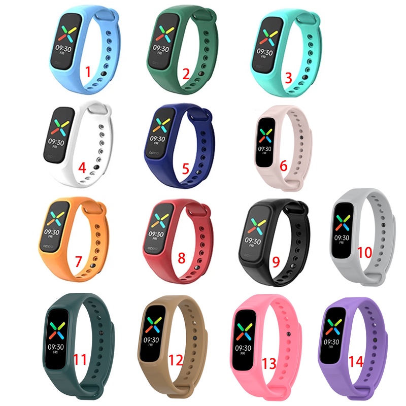 Dây đeo silicone chống nước cho OPPO Band Eva