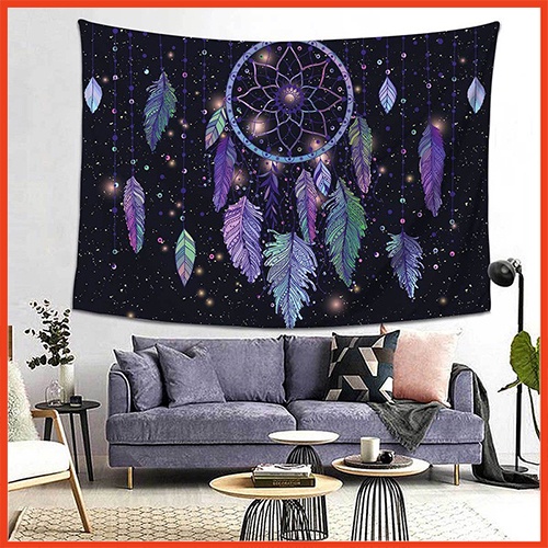 Tranh Vải Background Chụp Ảnh Treo Tường Họa Tiết DreamCatcher [ Tặng Kèm Móc Treo Tranh ]