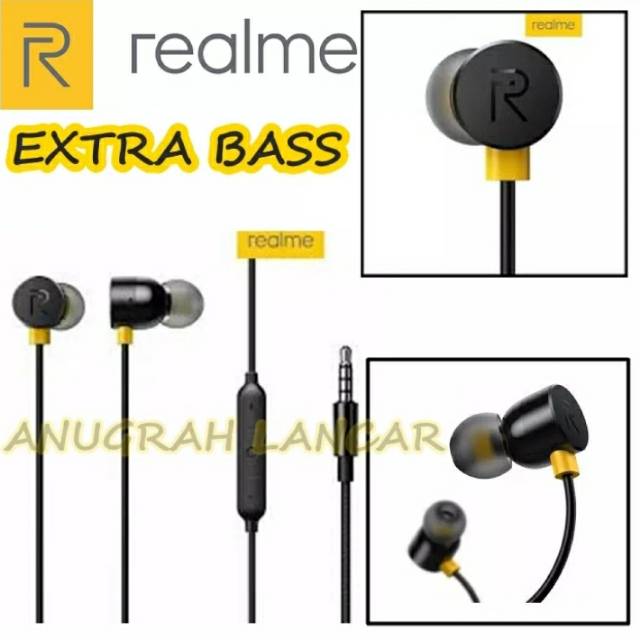 REALME Tai Nghe Nhét Tai Jack 3.5mm Màu Đen | BigBuy360 - bigbuy360.vn