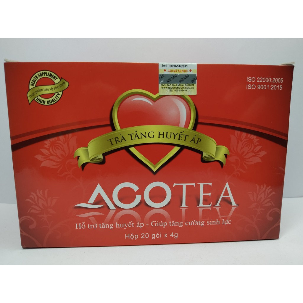 Acotea Trà tăng huyết áp hộp 20 gói