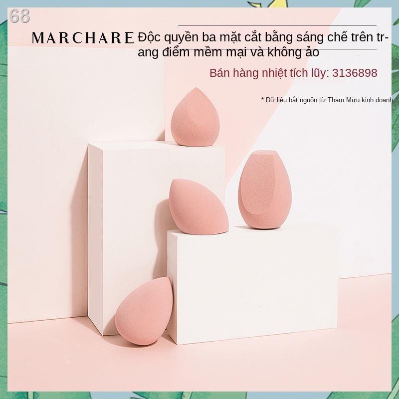 tháng Ba Rabbit Beauty Eggkeup foam Phấn phủ nền siêu mềm cushion trang điểm trứng bb no bột dụng cụW