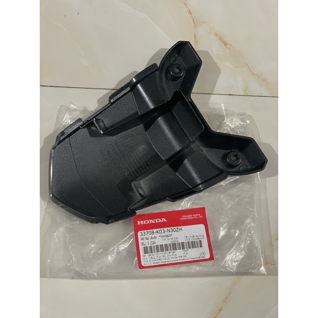Bộ ốp đuôi - mui rùa HONDA WAVE RSX110 năm 2019 màu Xám. (33708K03N30ZH)