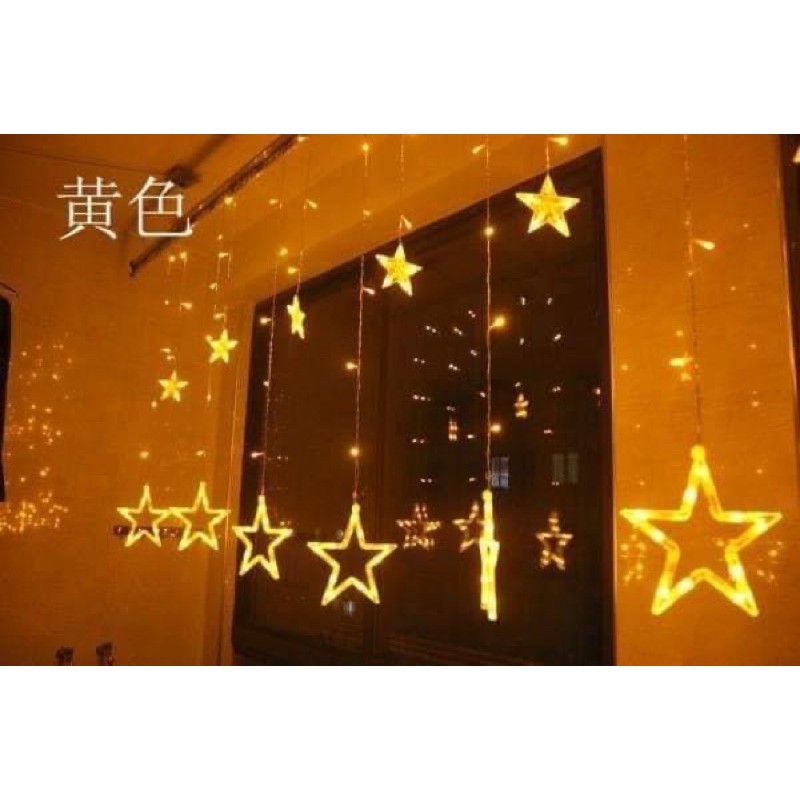 Đèn nháy rèm sao đủ màu
