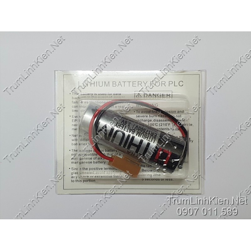 Pin nuôi nguồn Lithium PLC ER17500V 3.6V