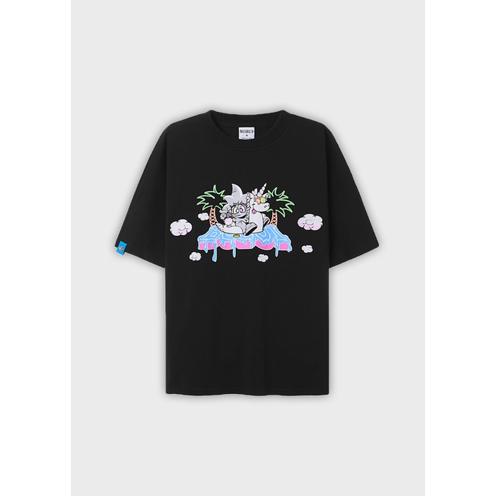 BEBIBO RAINBOWS TEES/ BLACK