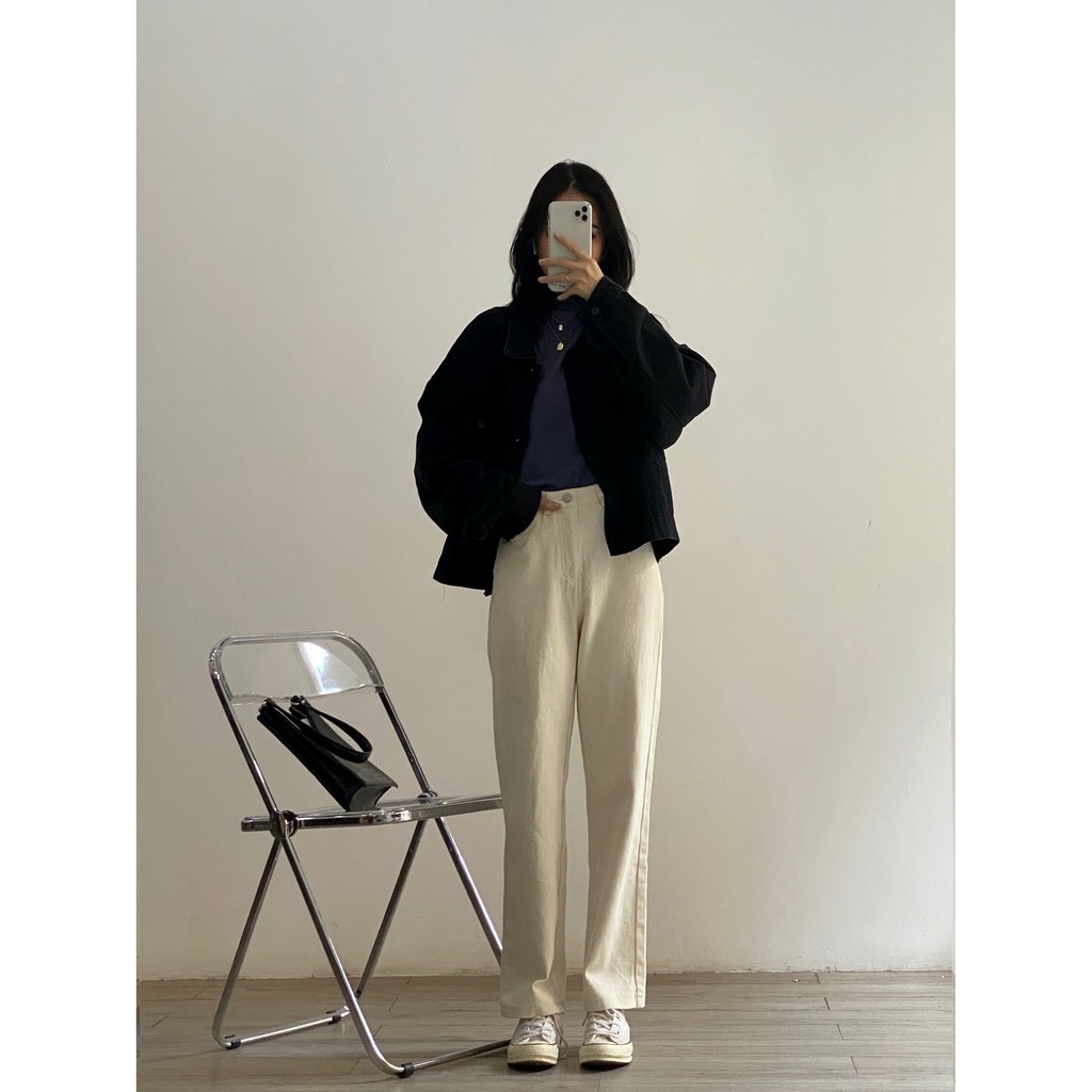 Áo khoác denim đen | BigBuy360 - bigbuy360.vn