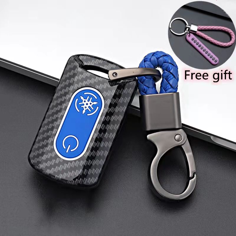 Ốp Chìa Khóa Bằng Sợi Carbon Cao Cấp Cho Xe Yamaha laser 155 ex 155 NVX Y16 AEROX XMAX NVX 155NVX Janus Nozza Grande FreeGo Latte 155