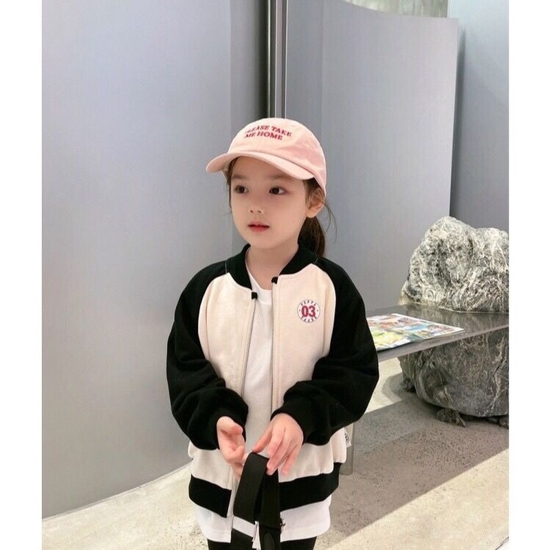 Áo khoác bóng chày mỏng in hoạt hình heo Peppa đáng yêu cho bé