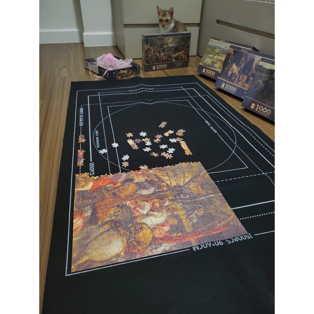 [HOT] Thảm Xếp Tranh Ghép Hinh Thảm Xếp Puzzle 1500 Miếng BROOME
