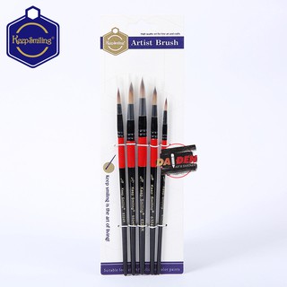 [DA ĐEN] Bộ 5 Cọ Keep Smiling (6324)