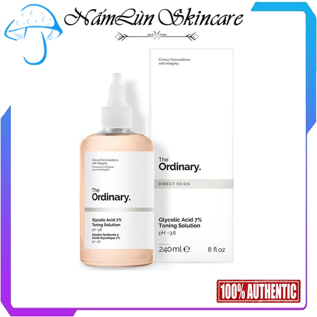 Toner Tẩy Da Chết Glycolic Acid 7% 240ml The Ordinary [Bill Sephora USA]