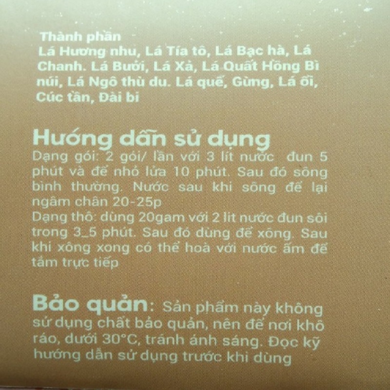 Bột Lá Xông Thảo Dược Giải Cảm, Xông Hơi Tăng Sức Đề Kháng, Thảo Dược Xông Hơi