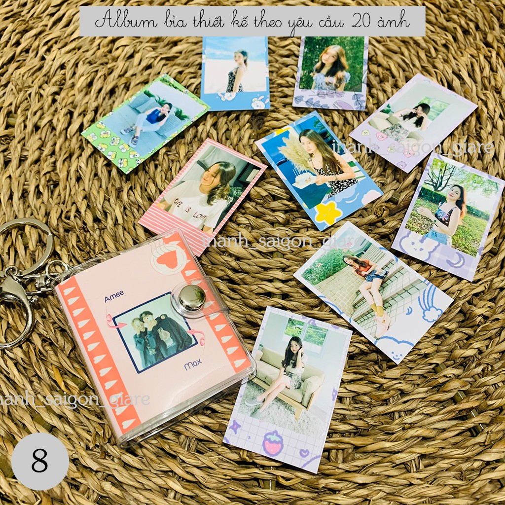 Album ảnh thiết kế bìa theo nhiều chủ đề 20 ảnh 3,5x5,2cm (NHẬN IN GẤP) HÀNG THIẾT KẾ RIÊNG KHÔNG ĐỤNG HÀNG