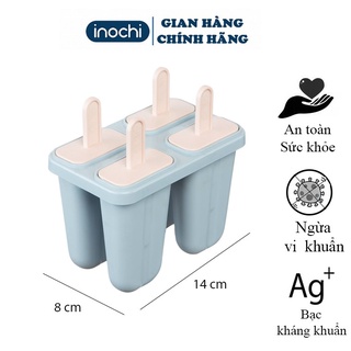 Sét 4 khuôn làm kem inochi Karri - nhựa cao cấp