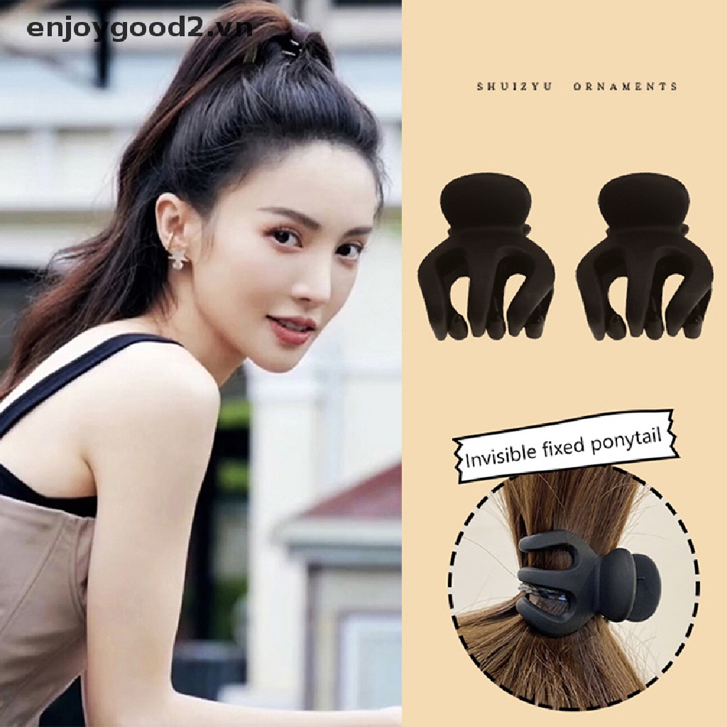 & Enjoy & Hàn Quốc Kẹp Tóc Càng Cua Cố Định Màu Đen Thời Trang Dành Cho Bạn Nữ.