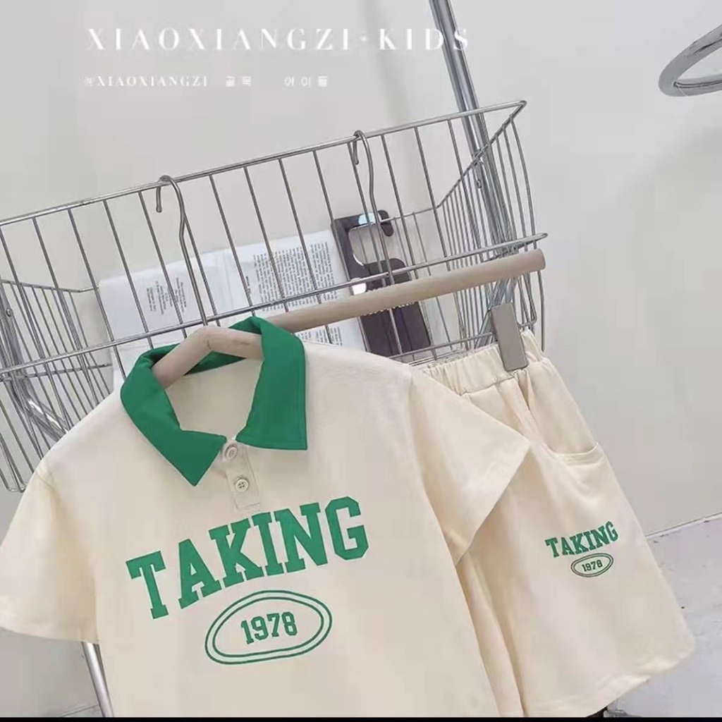 [Babycat Hàng Có Sẵn Bộ Trang Phục Hai Mảnh Áo Sơ Mi Phong Cách Nhật Bản Hàn Quốc Thời Trang Mùa Hè Dành Cho Bé Trai Và Bé Gái 2022