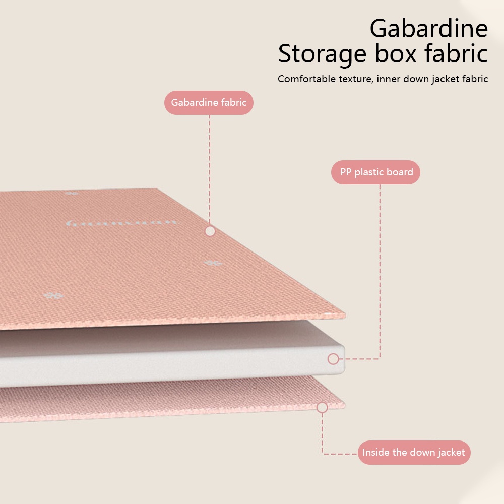 Hộp Đựng Quần Áo Bằng Pp Có Thể Giặt Sạch Tiện Dụng Cho Gia Đình