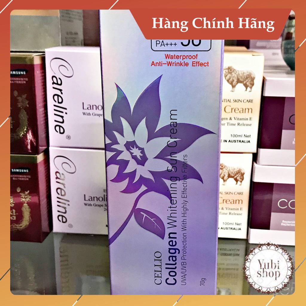 Kem Chống Nắng Cellio Chính Hãng - Kem Chống Nắng Cellio Collagen Whitening Sun Cream 70g Chính Hãng Hàn Quốc - KM - CS | BigBuy360 - bigbuy360.vn
