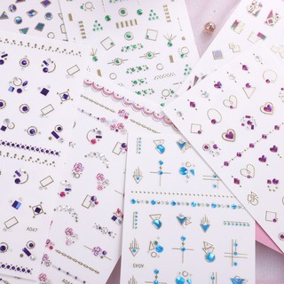Miếng dán móng tay nghệ thuật - Dán móng tay, nail (sticker) có sẵn keo nhiều mẫu