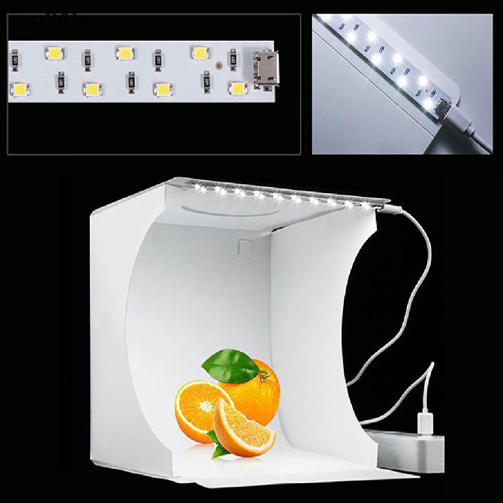 Hộp Chụp Ảnh Sản Phẩm Xo94Bsyu 9.5 &quot;x 9.5&quot; Có Đèn LED