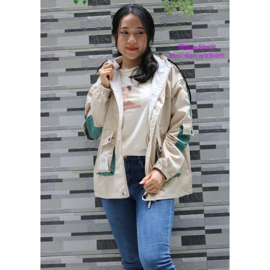 Áo Khoác Kaki Nữ 6 túi unisex form rộng cho nam nữ (Hàng tốt) | BigBuy360 - bigbuy360.vn
